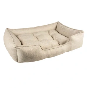 DUVO+ Mäkký obdĺžnikový pelech pre psov DURATEX XL 120x80x25cm béžový